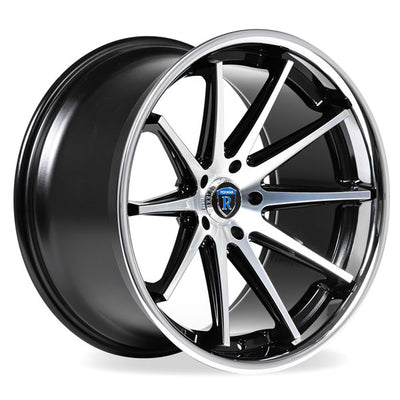 Rohana RC10 Black/Machined/Chrome wheel