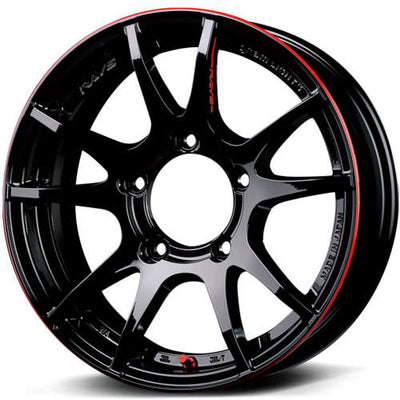 Gram Lights 57JV Rev Limited Edition Gloss Black with a Red Outer Lip Stripe and E Pro Coat