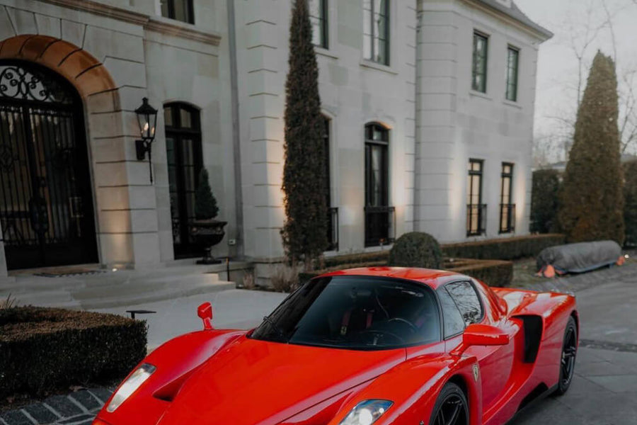 HRE P107 forged wheel on Ferrari Enzo
