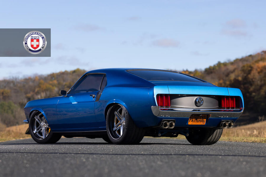 HRE G-Code forged wheel on 1969 Ford Mustang Patriarc