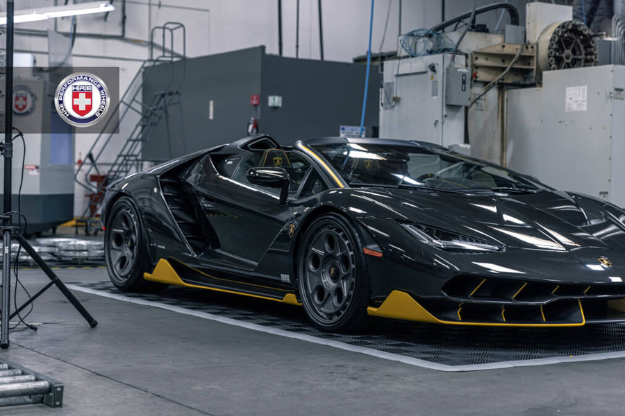 HRE 454 GTM forged wheel on Lamborghini Centenario Roadster