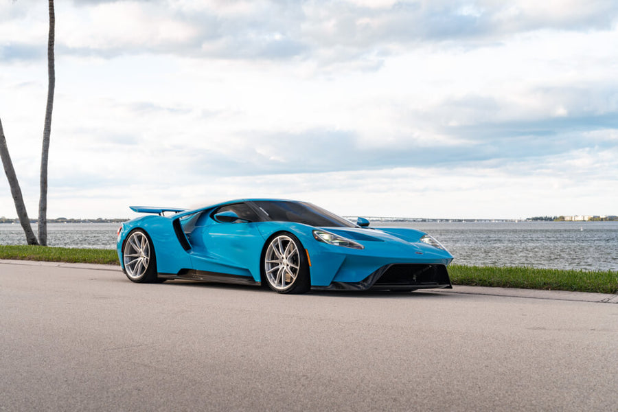 HRE P104 forged wheel on Ford GT