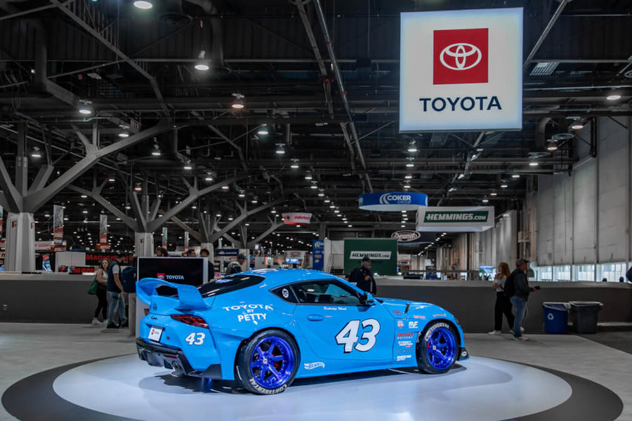 HRE C106 forged wheel on Richard Petty X Rutledge Wood Toyota Supra