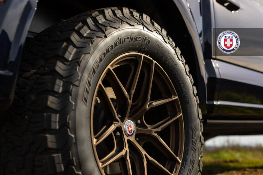 HRE P161SC forged wheel on Ford Raptor GEN 3 ON HRE P161SC IN Satin Bronze