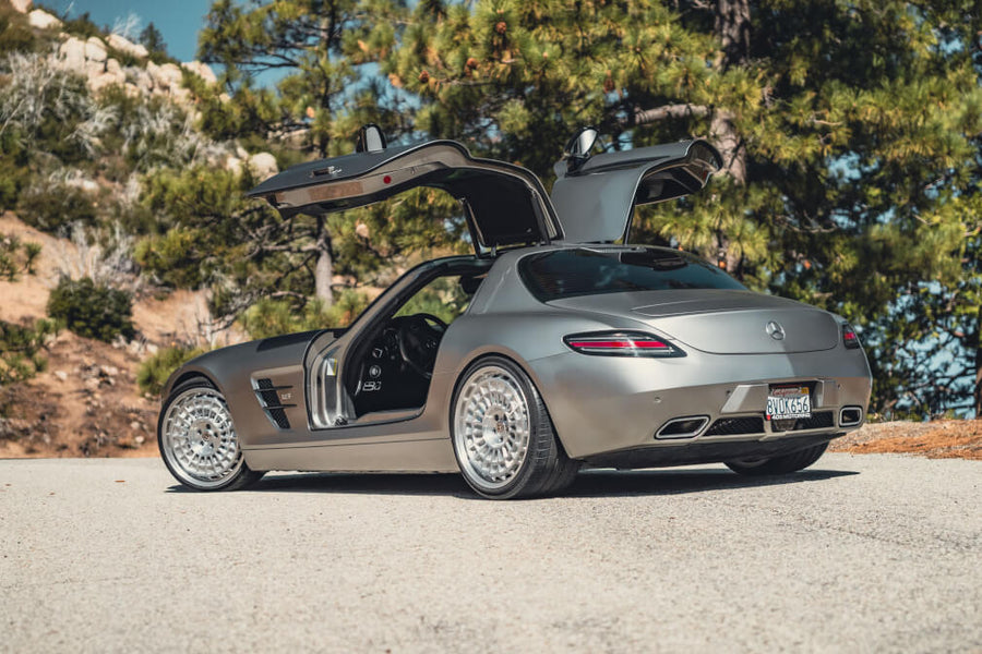 HRE 515 GTM forged wheel on Mercedes Benz SLS AMG