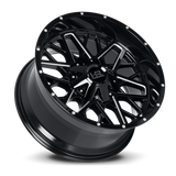 Hardrock Offroad Bomber H714 20x9 0mm Gloss Black Milled (6x135 / 6x139.7)