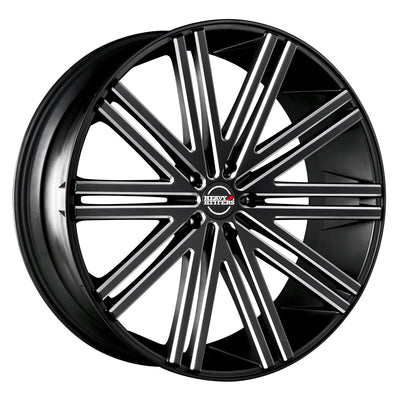 Heavy Hitters HH11 Black/Machined wheel