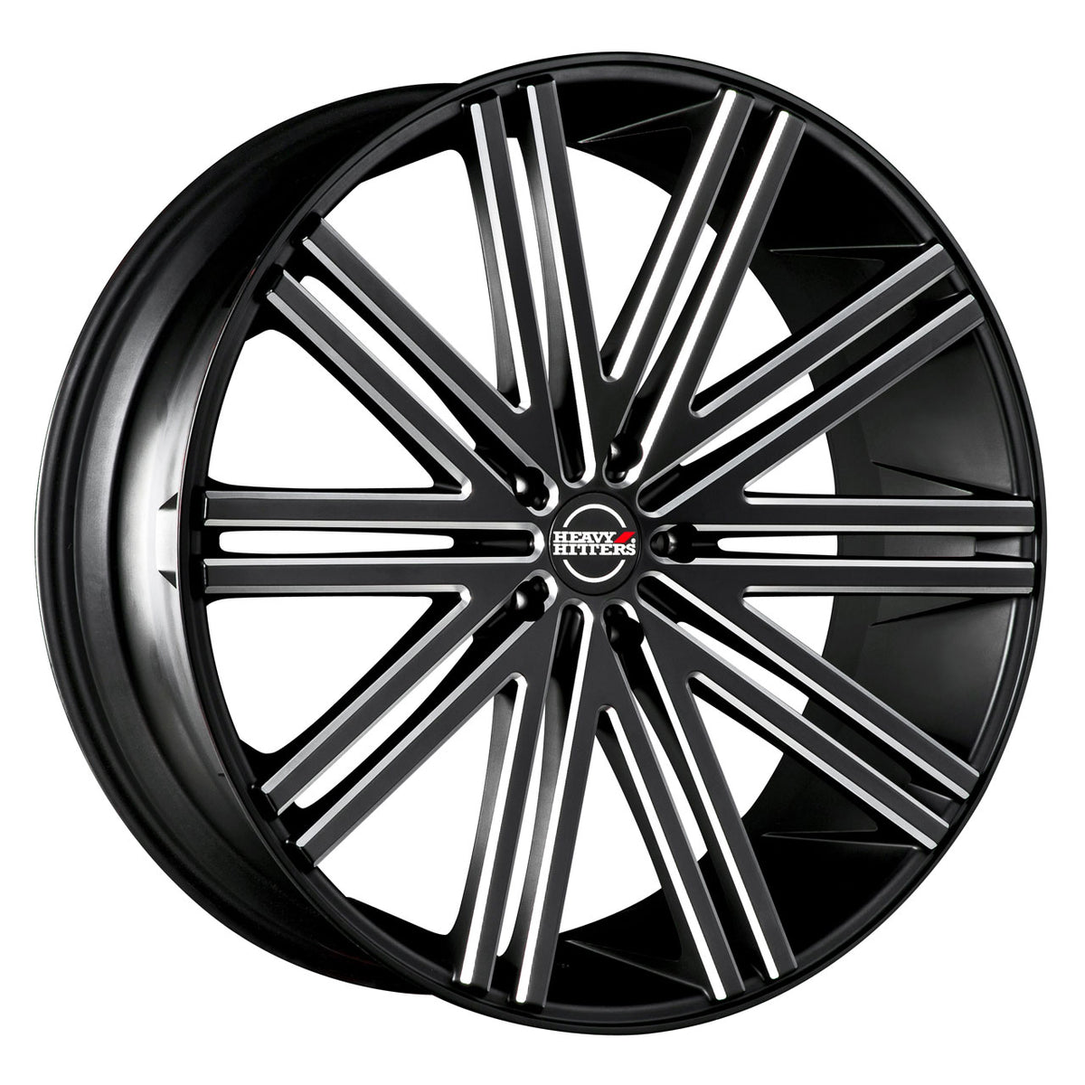 Heavy Hitters HH11 Black/Machined wheel