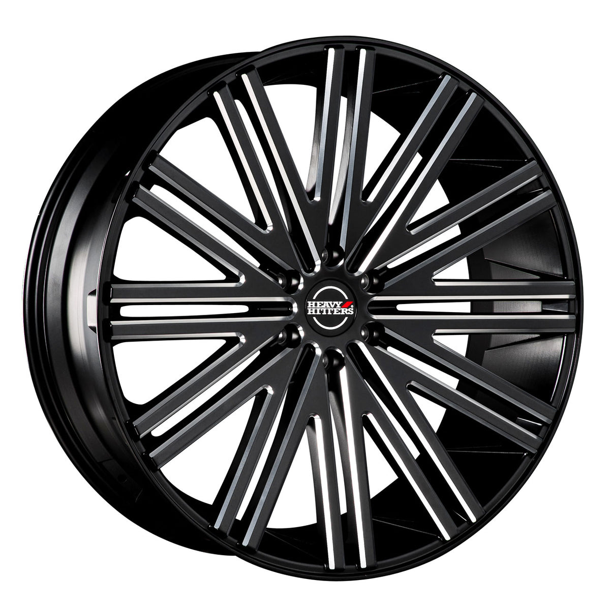 Heavy Hitters HH12 Black/Machined wheel