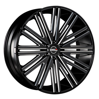 Heavy Hitters HH12 Black/Machined wheel