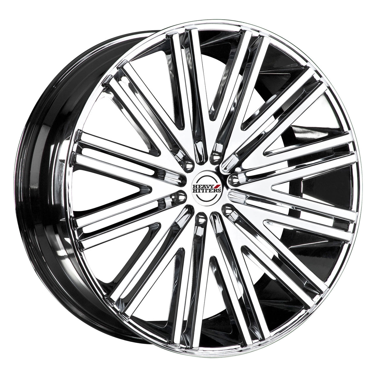 Heavy Hitters HH12 Chrome wheel