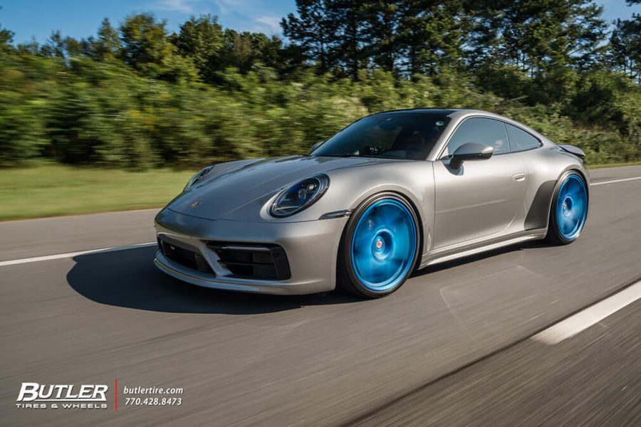 HRE 505M forged wheel on Porsche 992 Carrera S