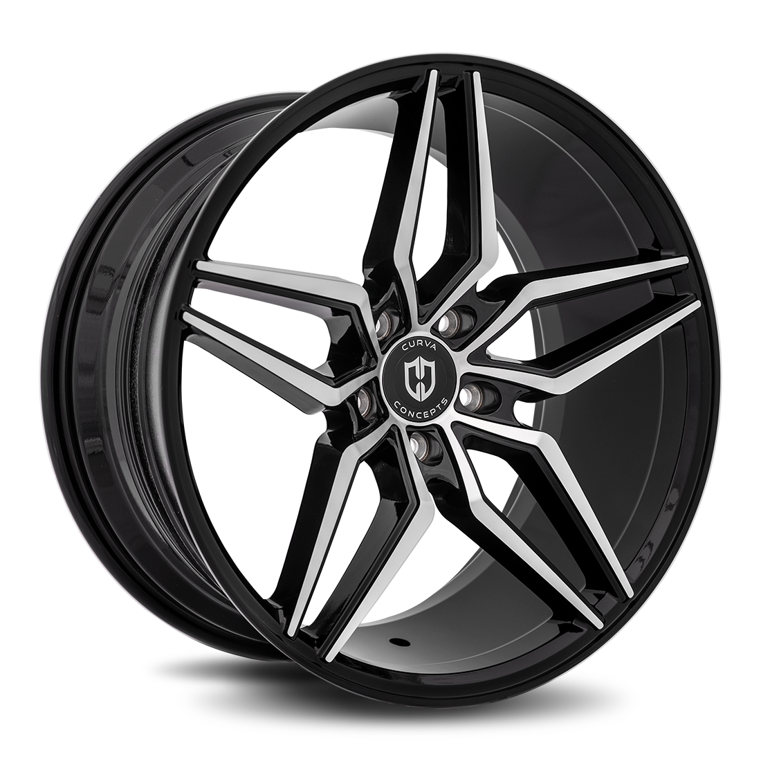 Curva C25 Black Machine Face wheel