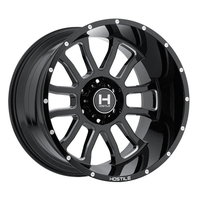 Hostile H107 GAUNTLET Black wheel