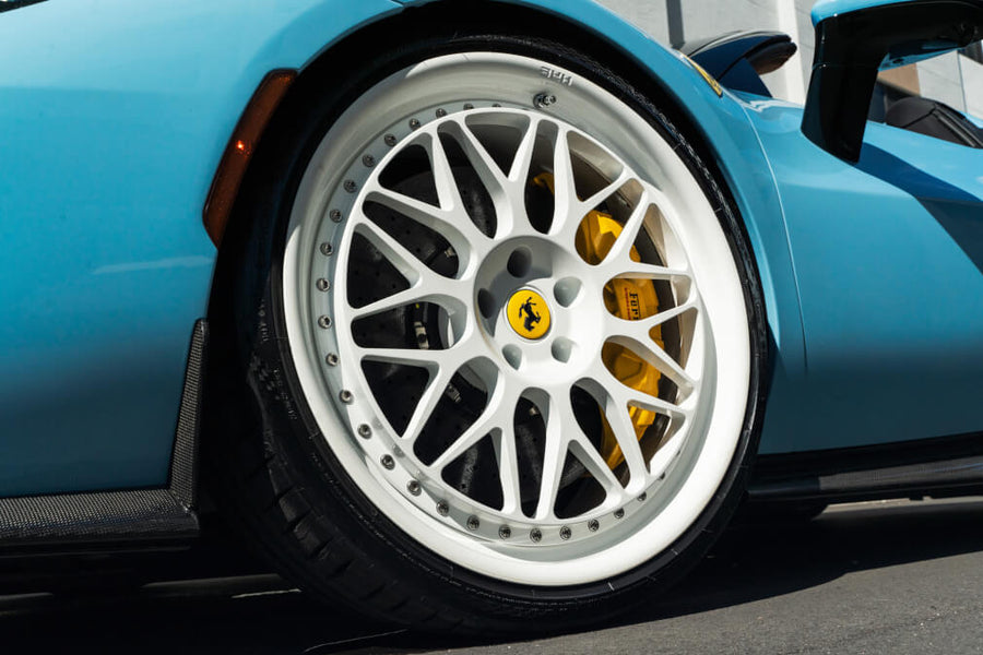HRE 300 forged wheel on Ferrari 296 GTS
