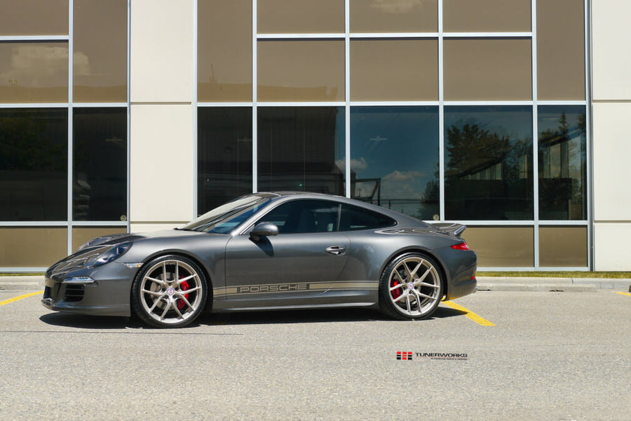 HRE P101SC forged wheel on Porsche 991 Carrera S