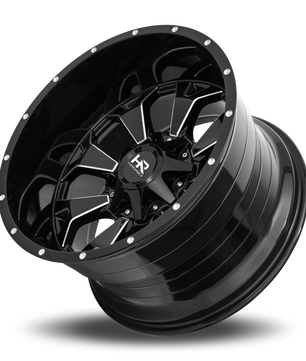 Hardrock Offroad H711 20x9 0mm Gloss Black Milled