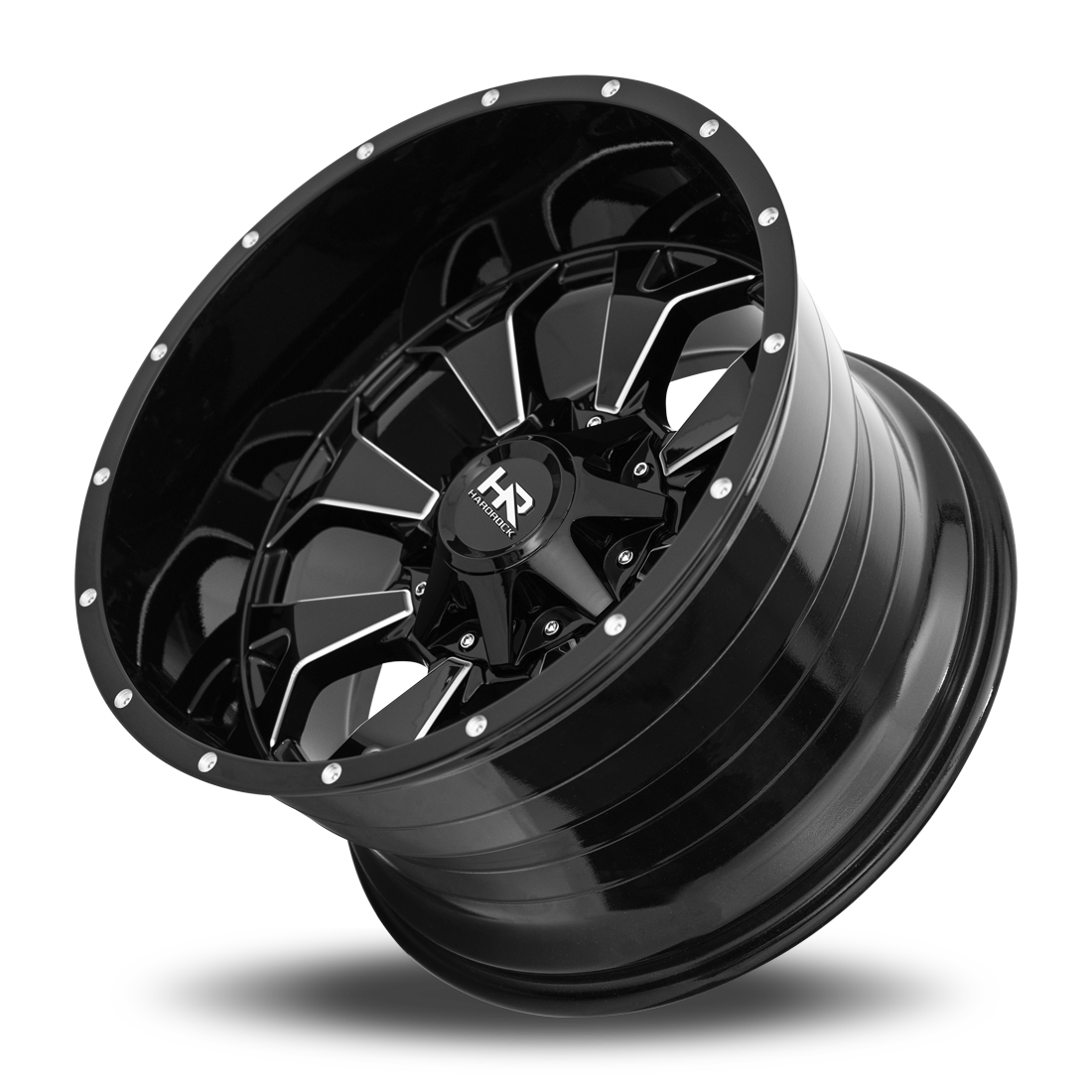 Hardrock Offroad H711 20x9 0mm Gloss Black Milled