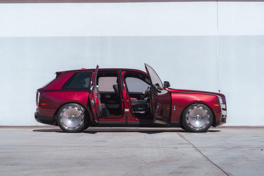 HRE L108M forged wheel on Rolls Royce Cullinan RED