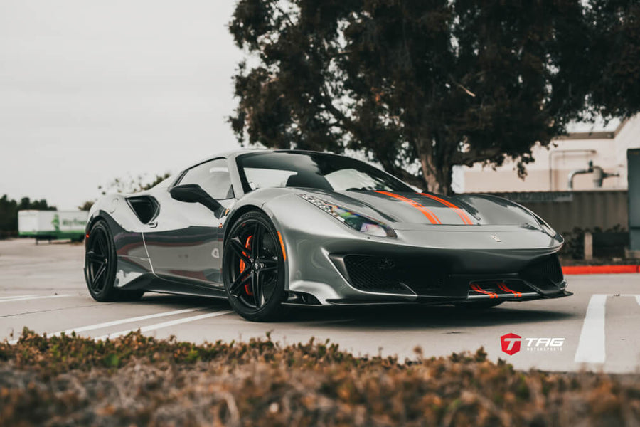 HRE P207 forged wheel on Ferrari 488 Pista Spider