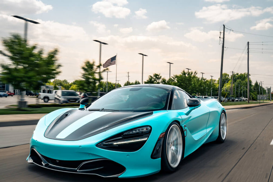 HRE P104 forged wheel on Mclaren 720S