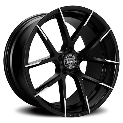 Lexani STUTTGART Black/Machined wheel