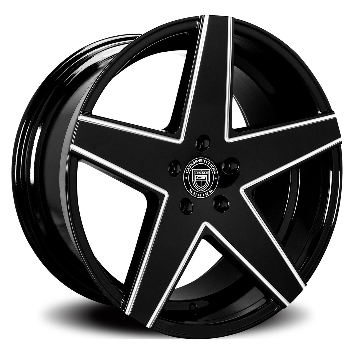 Lexani MAINZ Black/Machined wheel