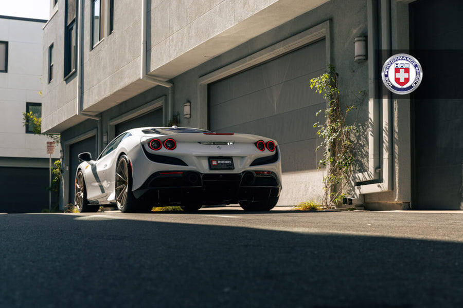 HRE P104SC forged wheel on Ferrari F8