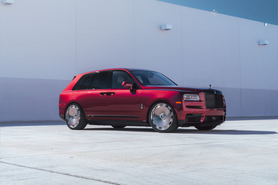 HRE L108M forged wheel on Rolls Royce Cullinan RED