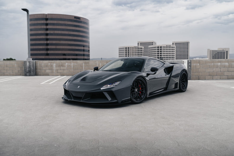 HRE S200 forged wheel on Novitec Ferrari F8 Tributo