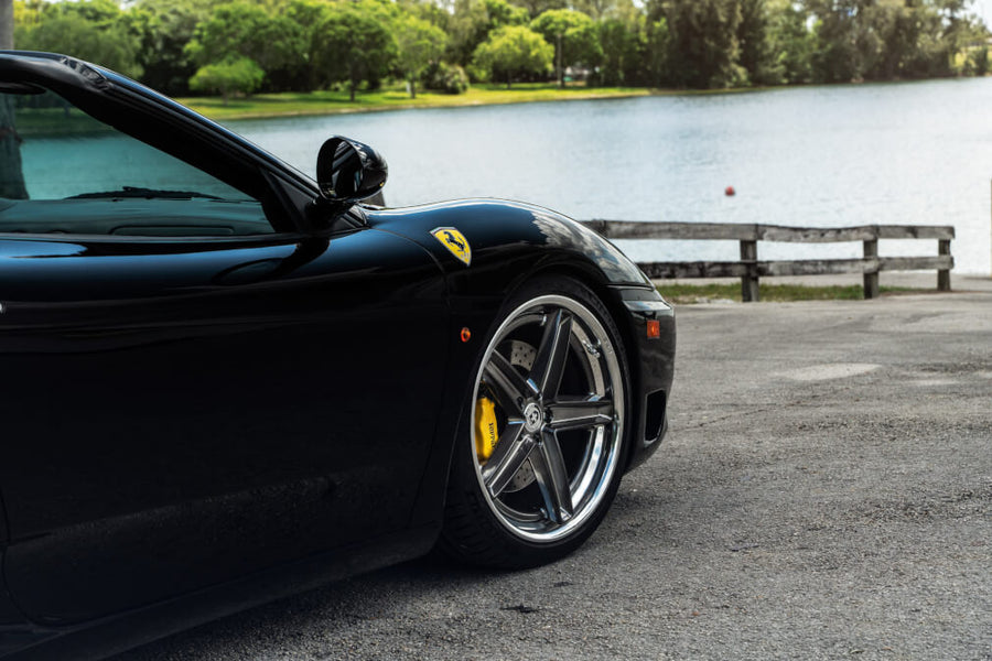 HRE Tusk forged wheel on Ferrari 360 Spider