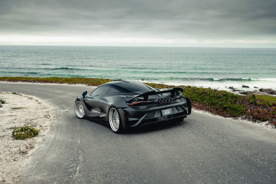 HRE 501 forged wheel on Mclaren 720S Exposed Carbon Widebody