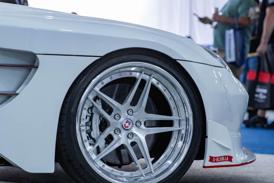 HRE S107 forged wheel on S Klub LA Mercedes Benz SLR Mclaren
