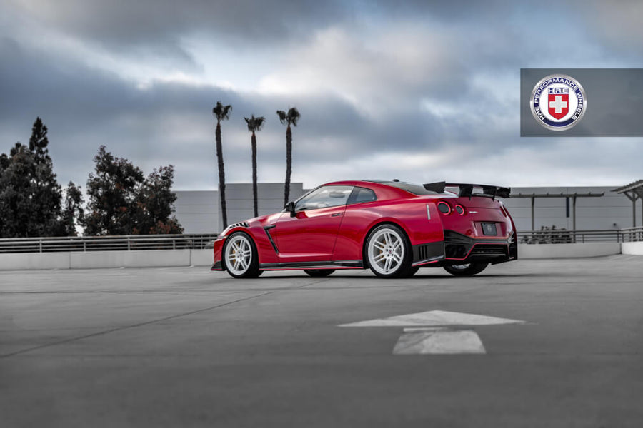 HRE 312 GTS forged wheel on Nissan GT R
