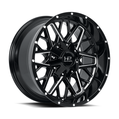 Hardrock Offroad Bomber H714 Gloss Black Milled wheel