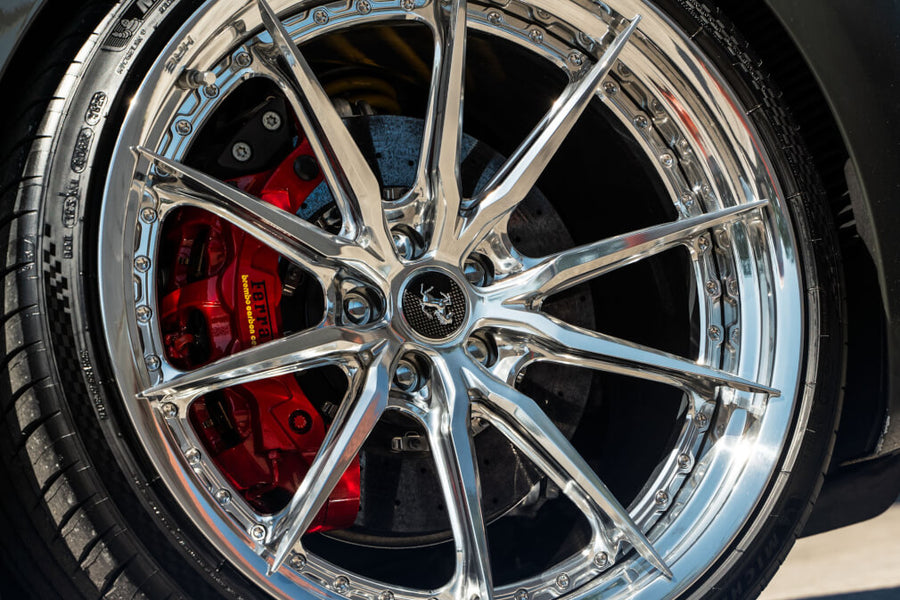 HRE S104SC forged wheel on Ferrari 488 GTB