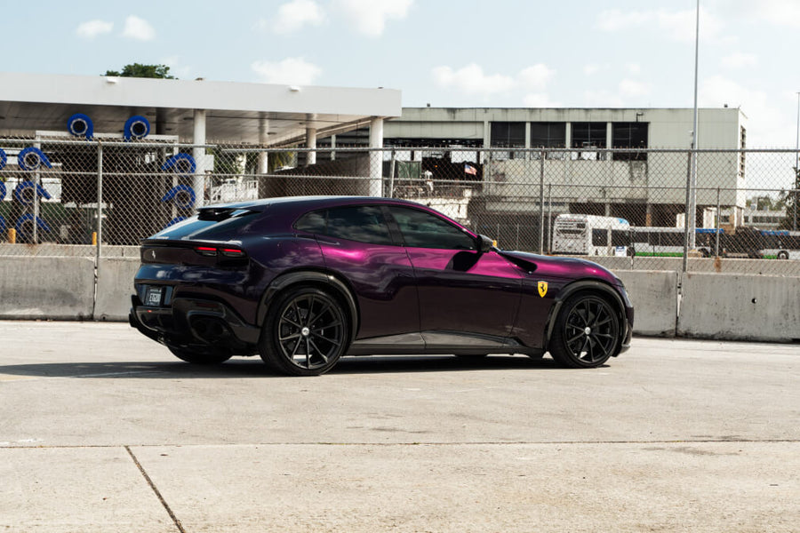 HRE P204 forged wheel on Ferrari Purosangue Viola Hong Kong