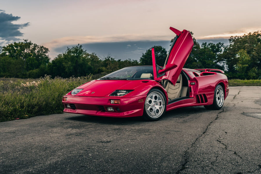 HRE 454 forged wheel on Lamborghini Diablo VT Roadster