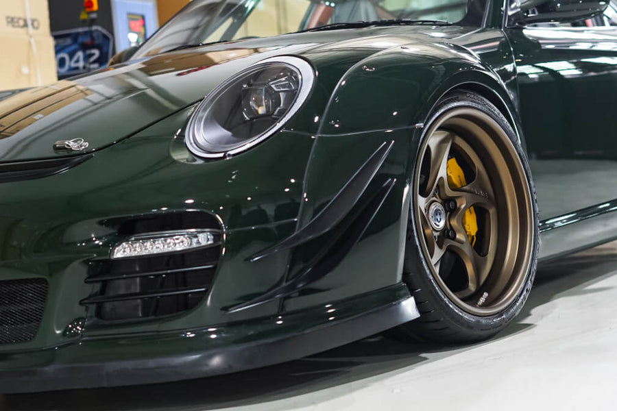 HRE 522 forged wheel on Porsche 997 Turbo RWB