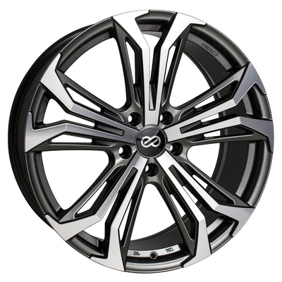 Enkei Vortex5 Anthracite/Machined wheel