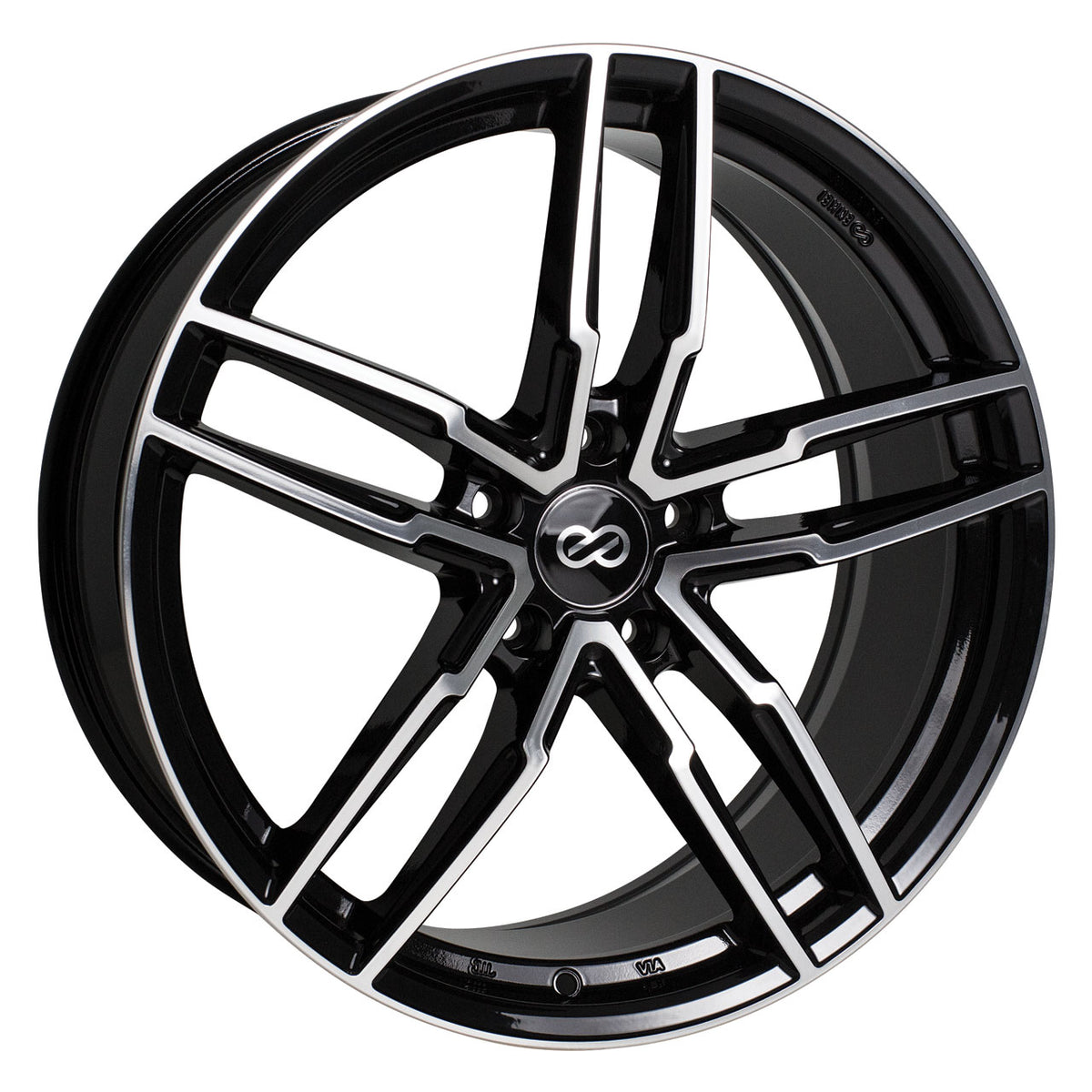 Enkei SS05 Black/Machined wheel