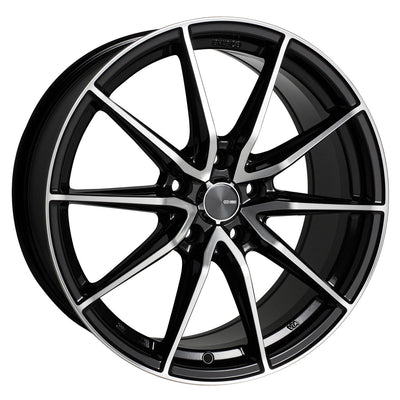 Enkei DRACO Black/Machined wheel
