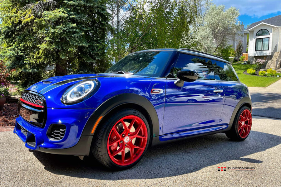 HRE R101 forged wheel on Mini Cooper JCW