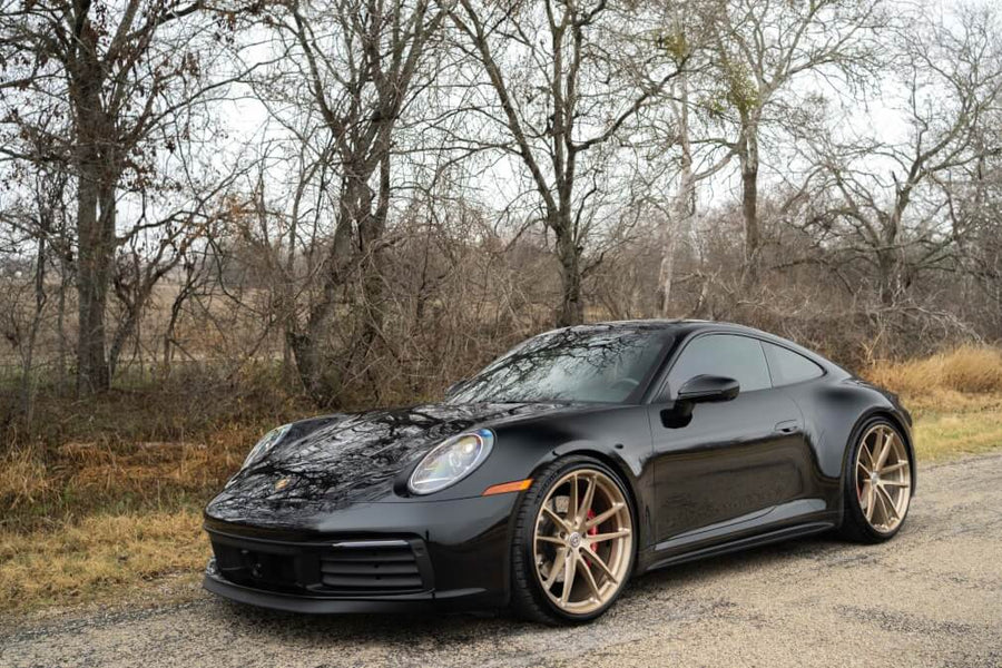 HRE P104 forged wheel on Porsche 992 Carrera S