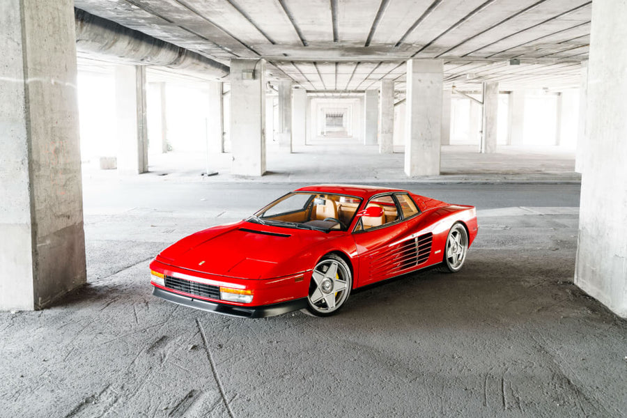 HRE 505M forged wheel on Ferrari Testarossa