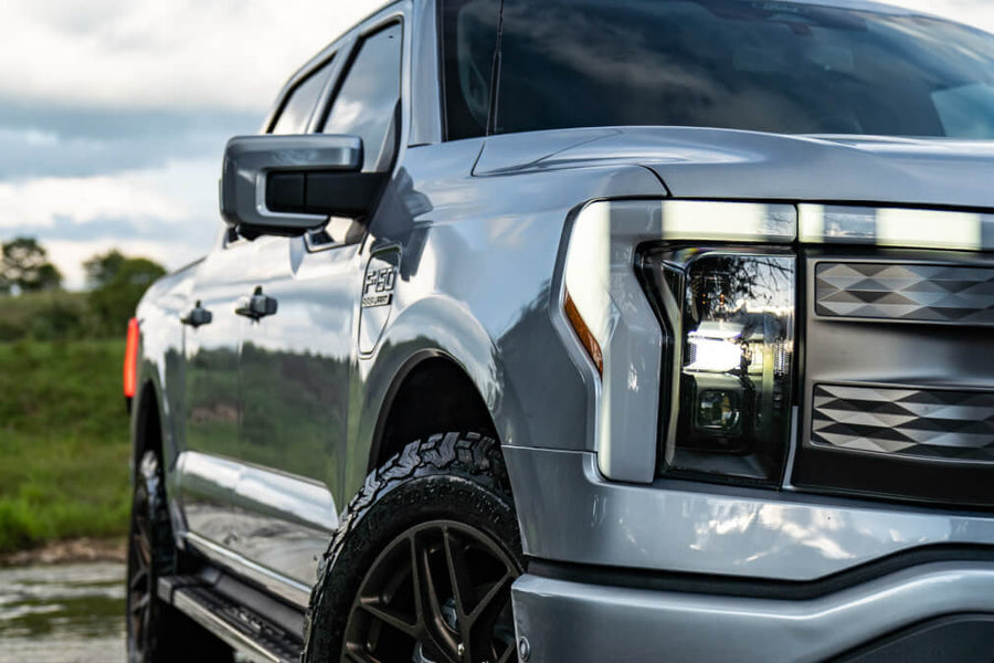 HRE P161 forged wheel on Ford F 150 Lightning
