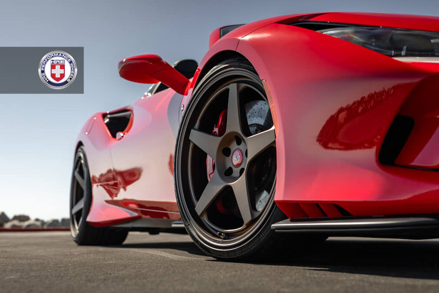 HRE 305 GTS forged wheel on Ferrari F8 Spider