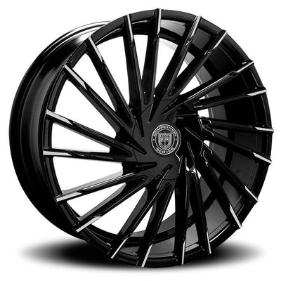 Lexani WRAITH CVR Black/Machined wheel