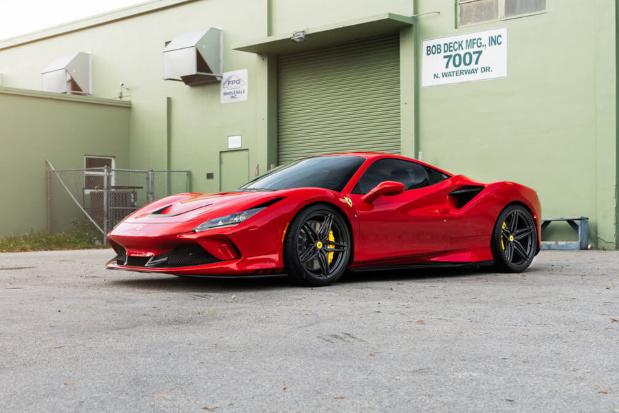 HRE P107SC forged wheel on Ferrari F8 Tributo