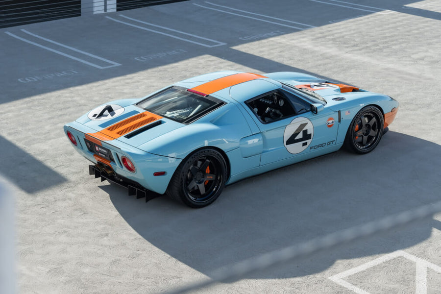 HRE C105 forged wheel on Ford GT Gulf Livery